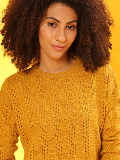 Self-Design Pullover Sweater