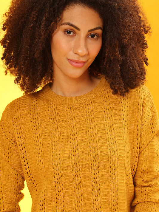 Self-Design Pullover Sweater