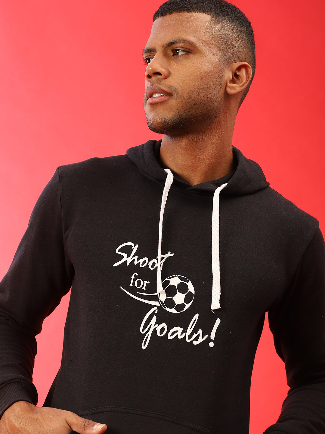 Shoot For Goals Hoodie With Kangaroo Pocket