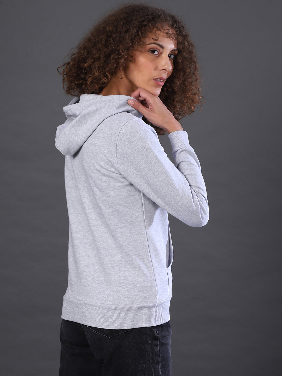 Front Pocket Printed Hoodie