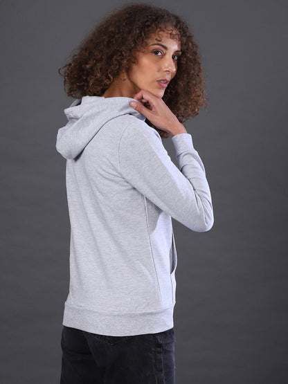 Front Pocket Printed Hoodie