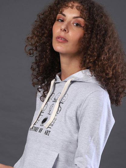 Front Pocket Printed Hoodie