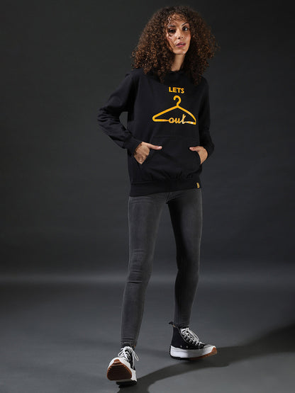 Front Pocket Printed Hoodie