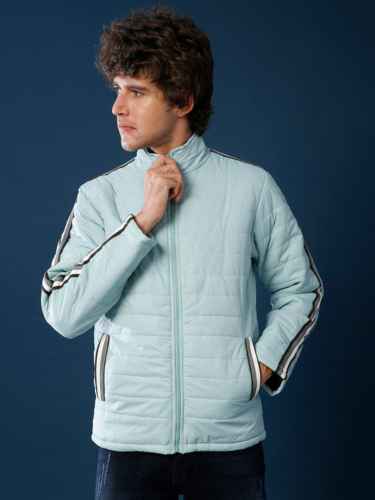 High Neck Quilted Jacket