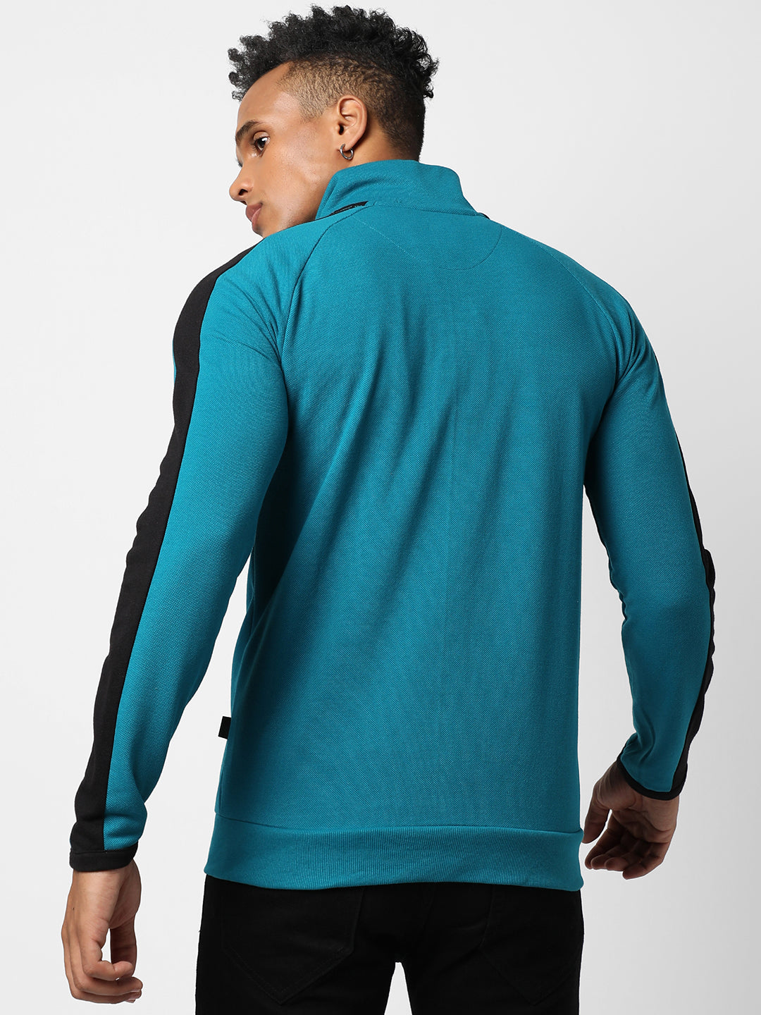 Zip-Front Jacket With Contrast Detail