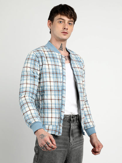 Tartan Plaid Bomber Jacket