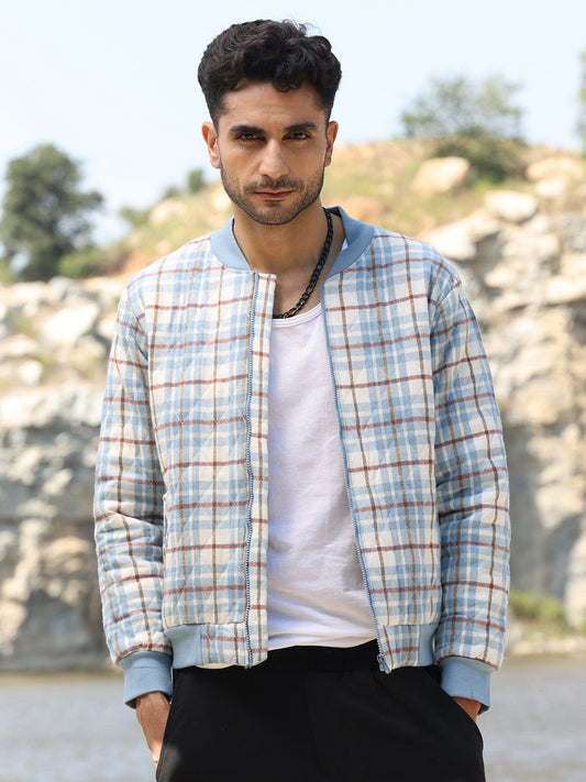 Tartan Plaid Bomber Jacket