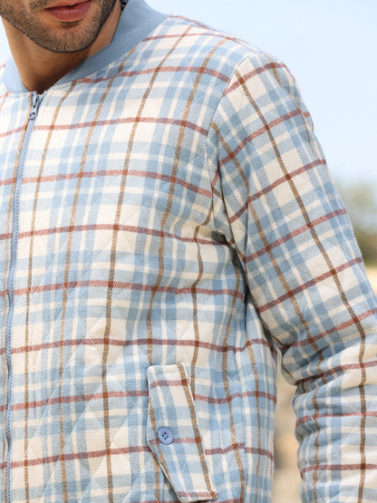 Tartan Plaid Bomber Jacket
