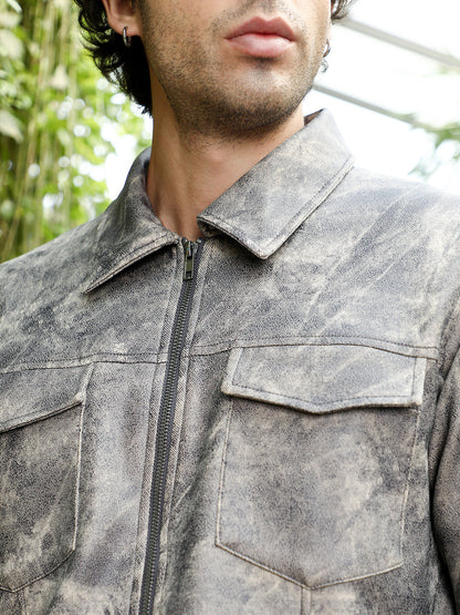 Dye Utility-Twill Bomber Jacket