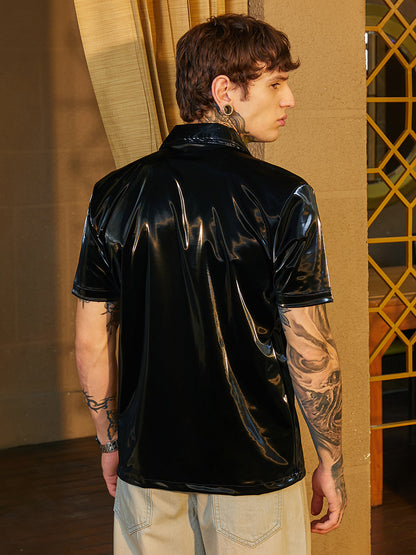 Patent Solid Shirt
