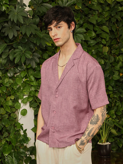 Heathered Korean Oversized Shirt