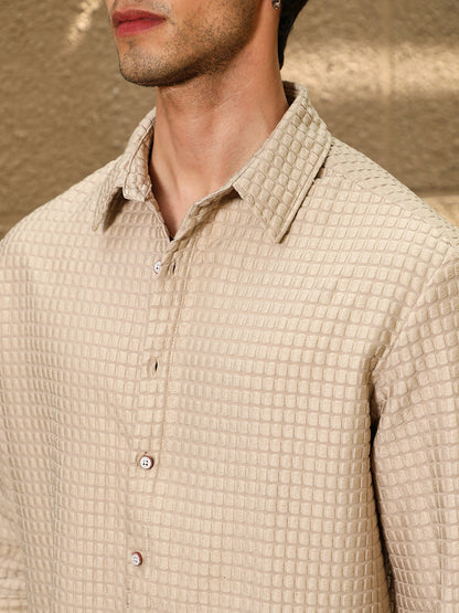 Quad-Tactile Oversized Shirt