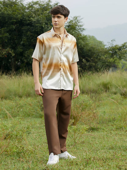 Ombre Sheen Oversized Shirt
