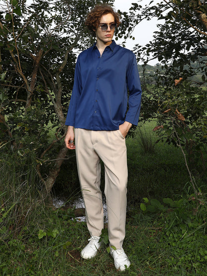 Satin Oversized Shirt