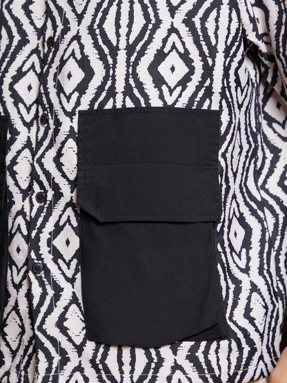 Indie-Utility Oversized Shirt