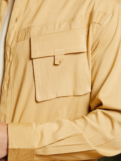 Modular-Utility Oversized Shirt