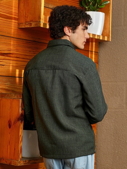 Modular-Utility Oversized Shirt