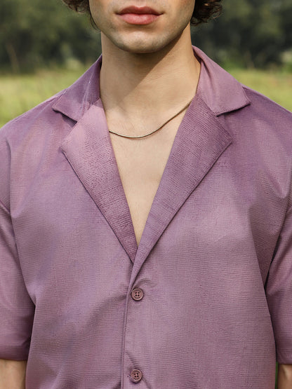 Solid Resort Oversized Shirt