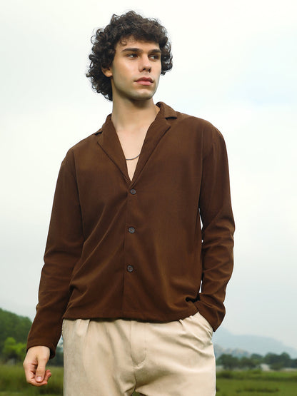 Ribbed Oversized Shirt