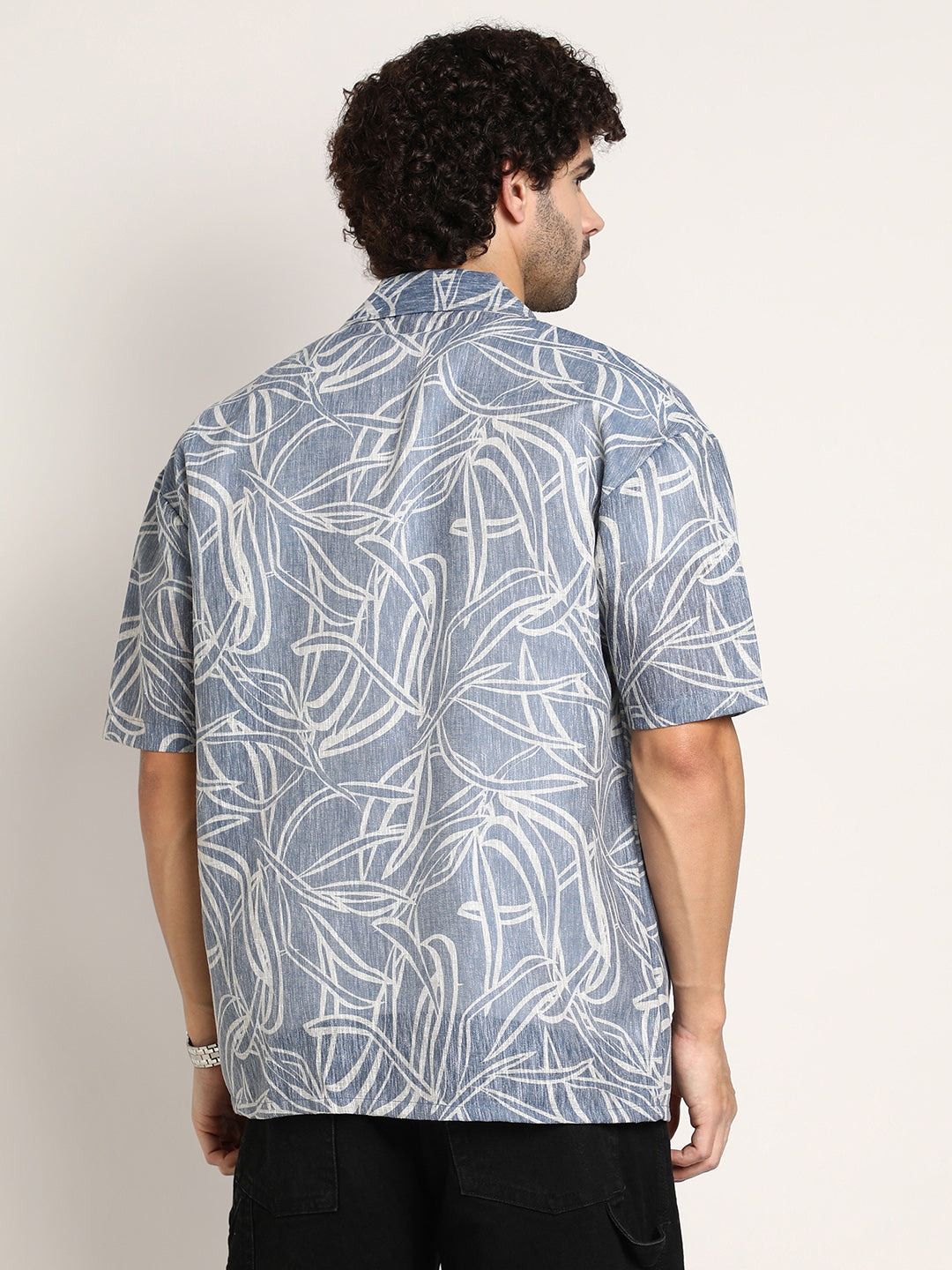 Vine-Lines Resort Oversized Shirt