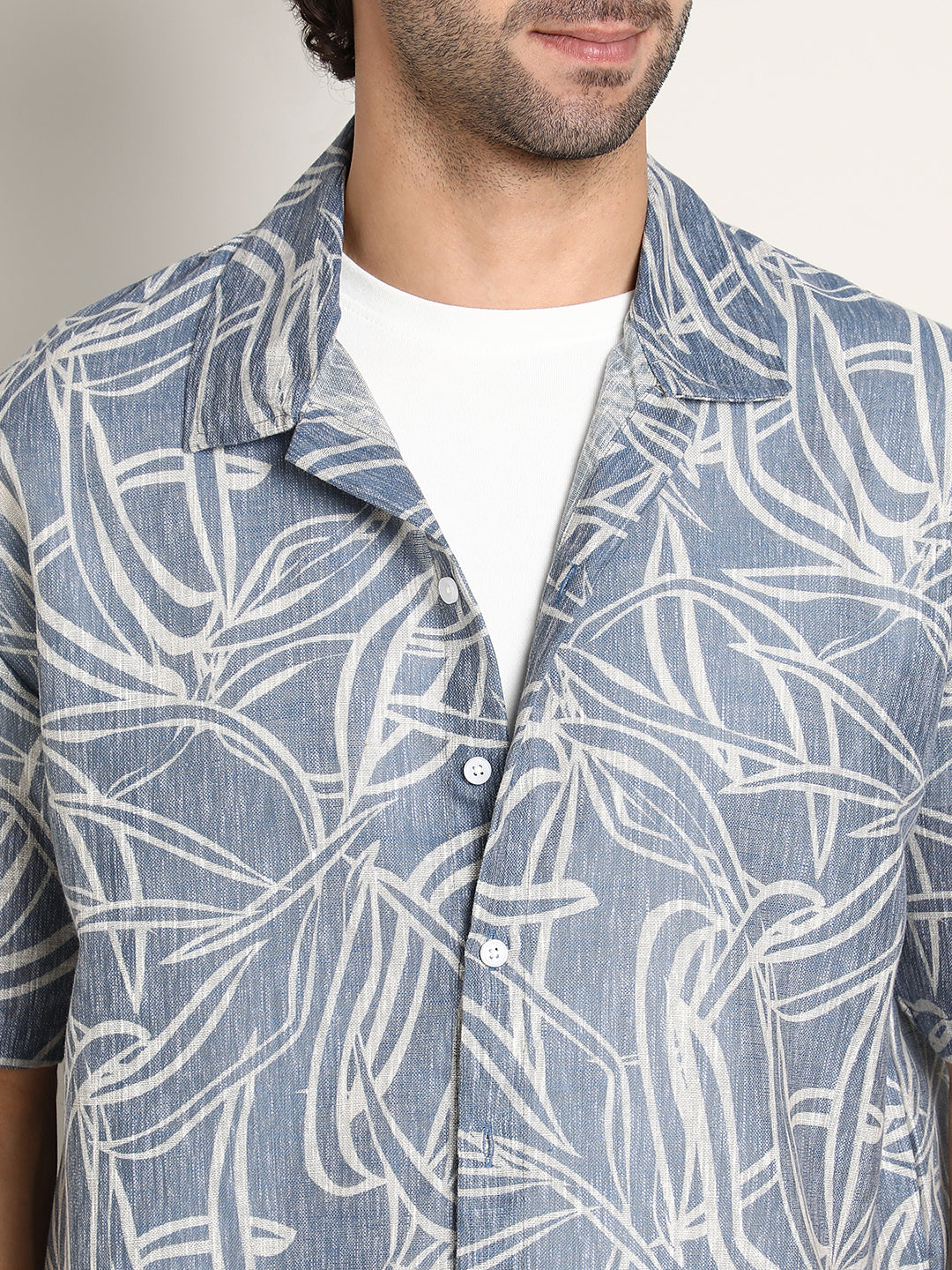 Vine-Lines Resort Oversized Shirt