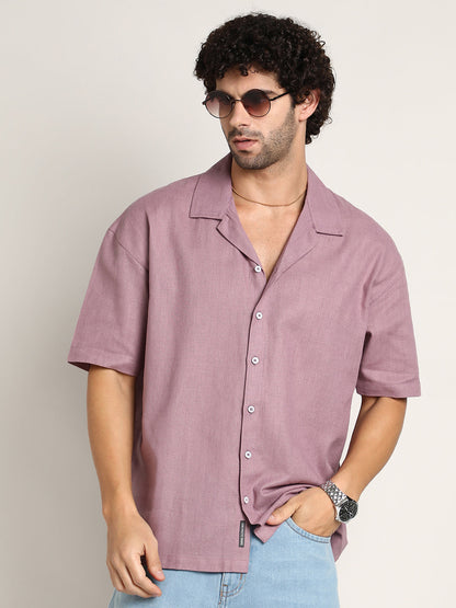 Solid Resort Oversized Shirt