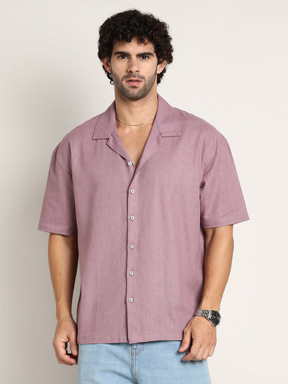 Solid Resort Oversized Shirt