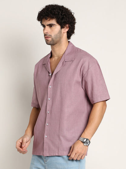 Solid Resort Oversized Shirt