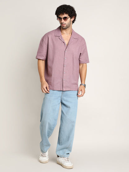 Solid Resort Oversized Shirt