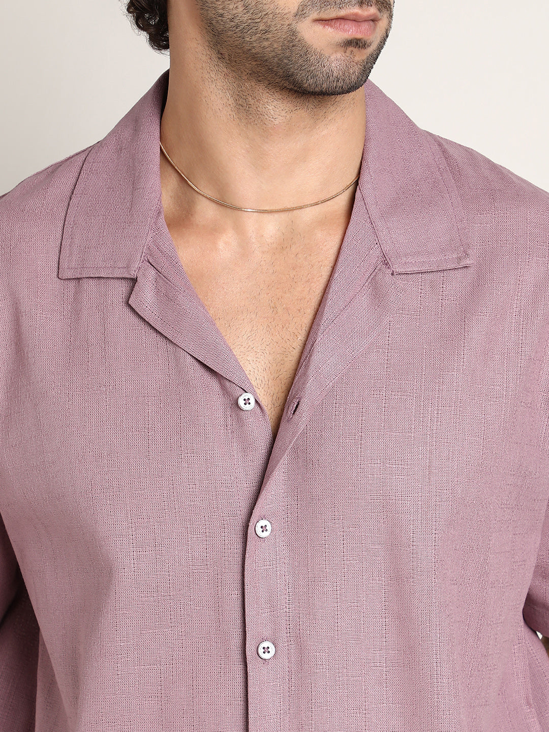 Solid Resort Oversized Shirt