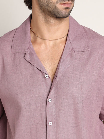 Solid Resort Oversized Shirt