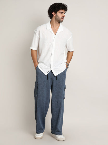 Zigzag-Helix Resort Oversized Shirt