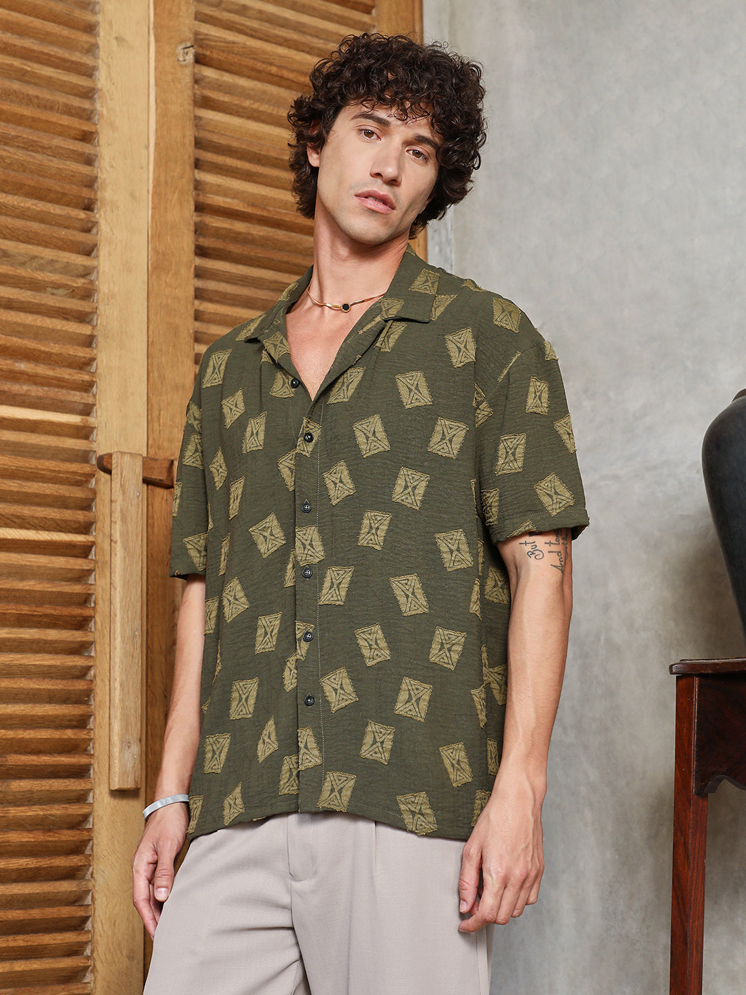 Indie-Cuban Oversized Shirt
