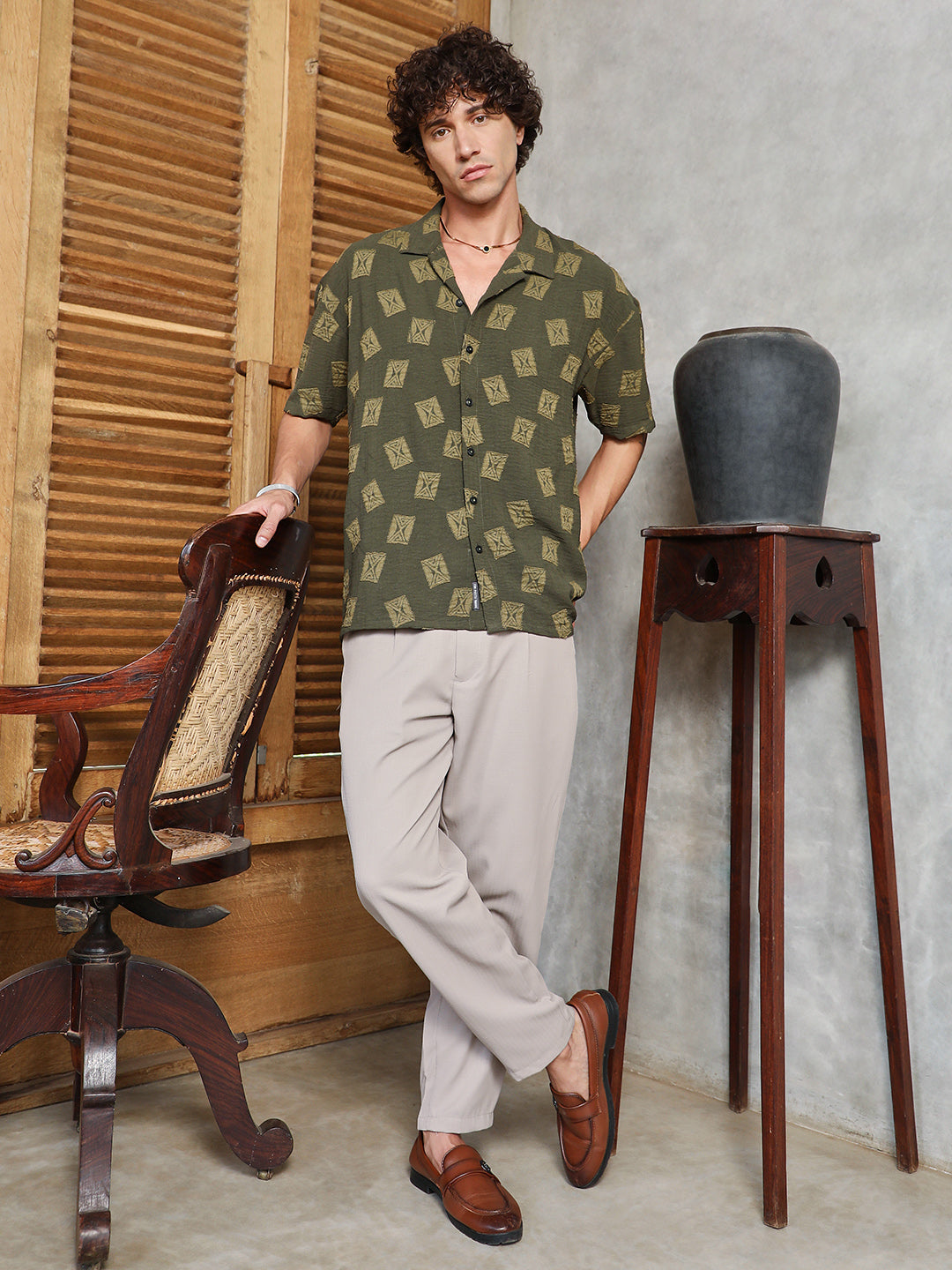 Indie-Cuban Oversized Shirt