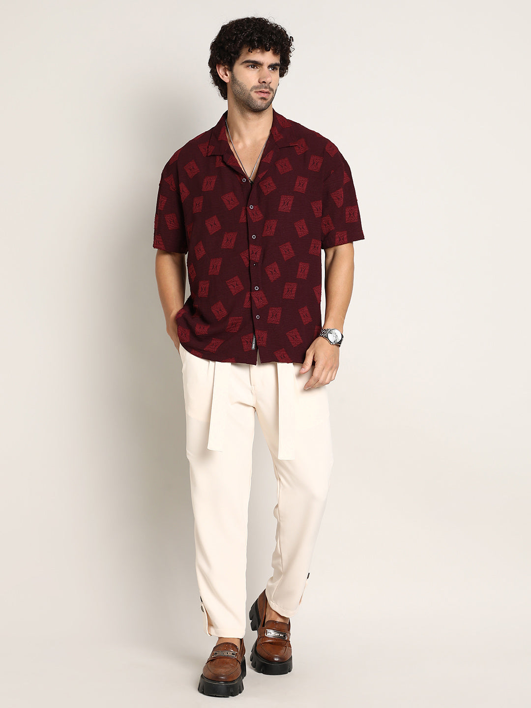 Indie-Cuban Oversized Shirt