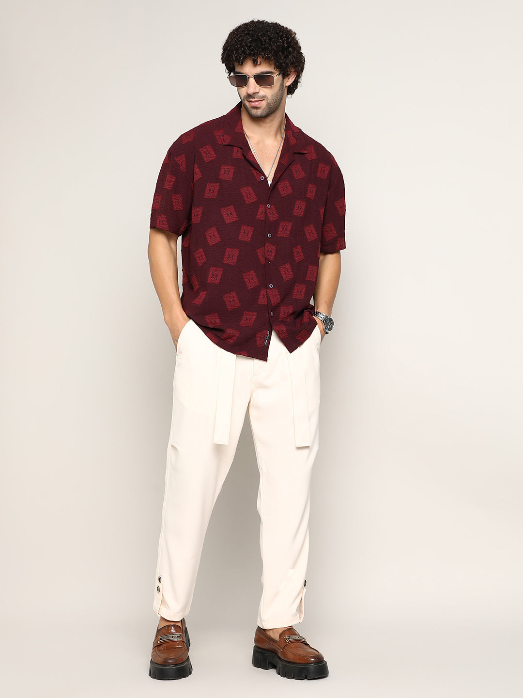 Indie-Cuban Oversized Shirt