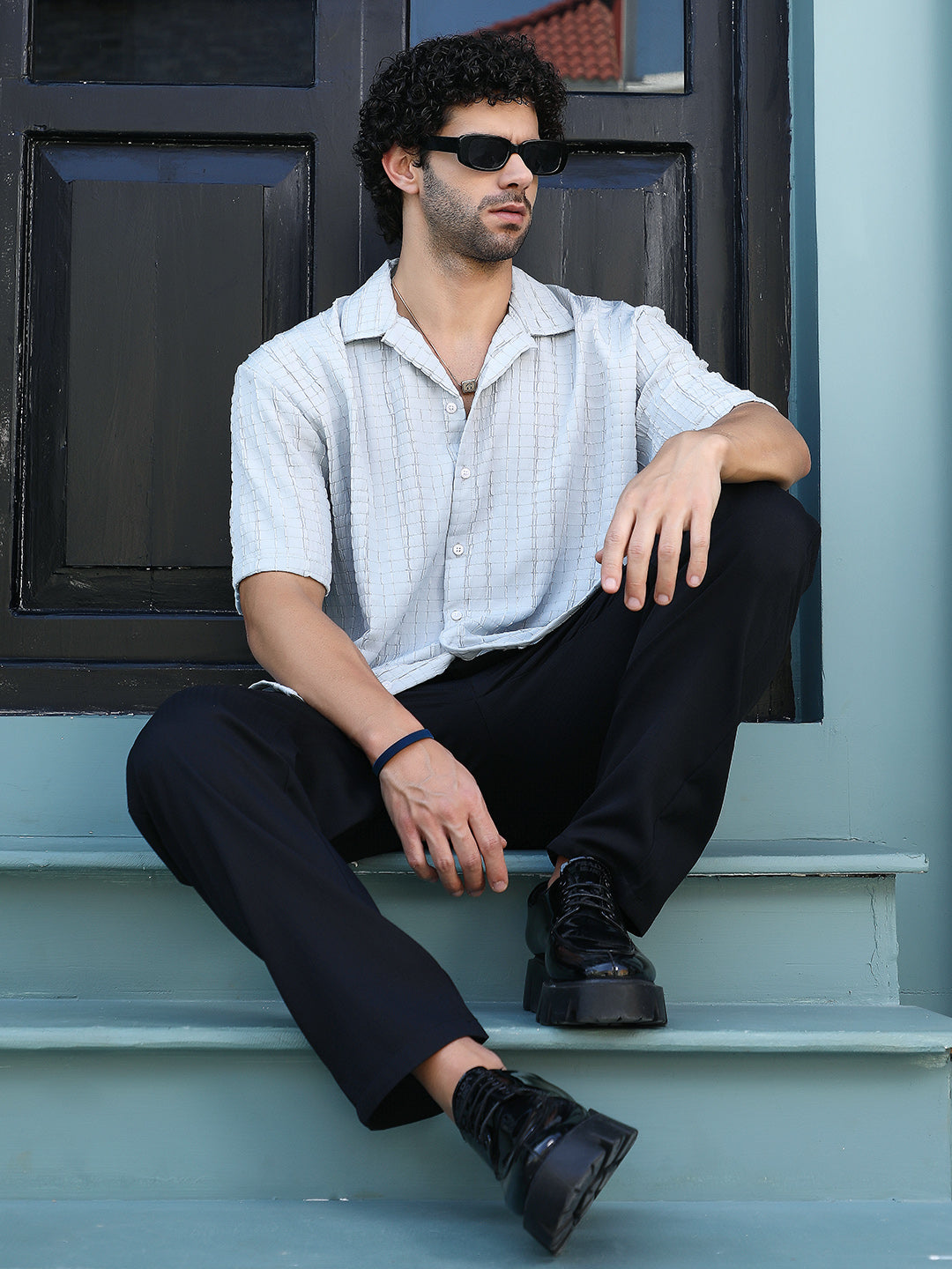 Crumble-Revival Oversized Shirt