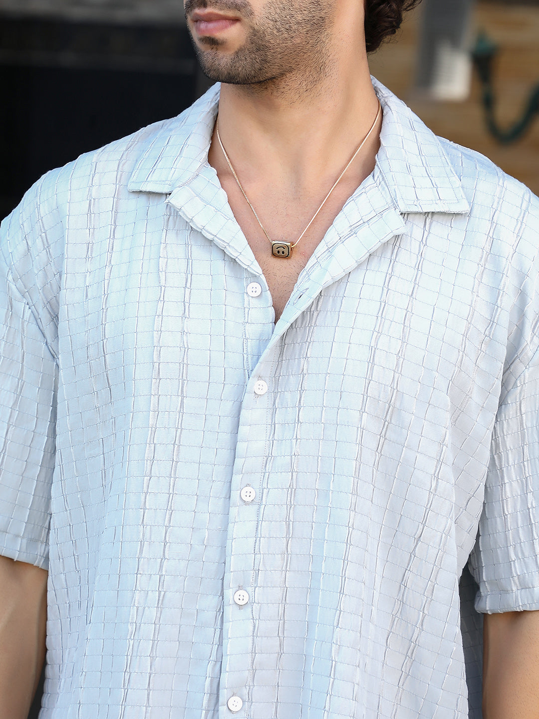 Crumble-Revival Oversized Shirt