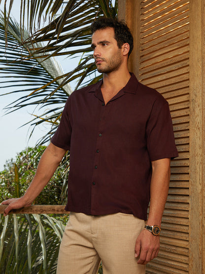 Solid Resort Oversized Shirt