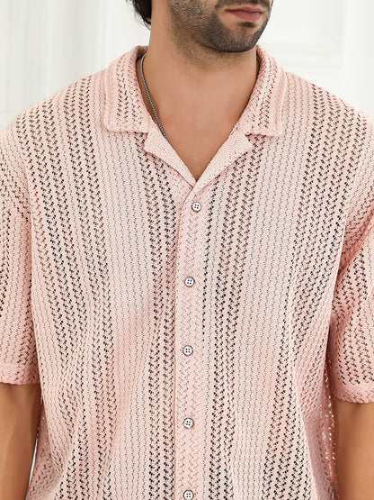 Ziggy-Knit Oversized Shirt