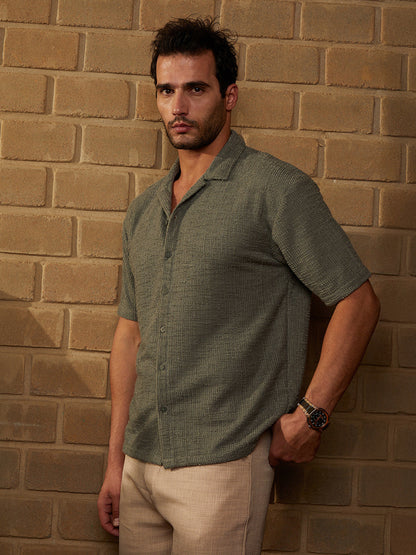 Tactile-Resort Oversized Shirt