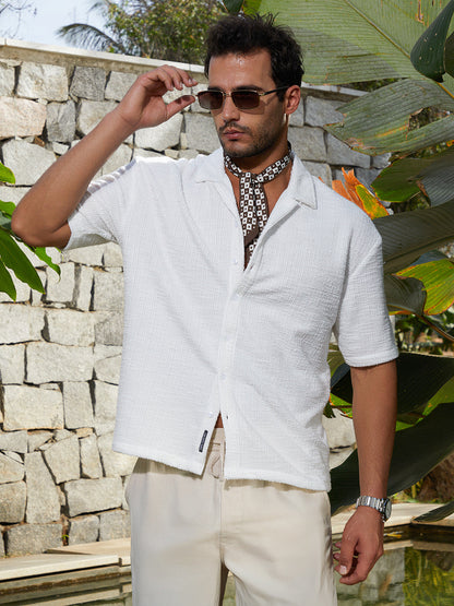 Tactile-Resort Oversized Shirt