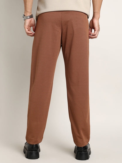 Micro-Check Chino Trousers