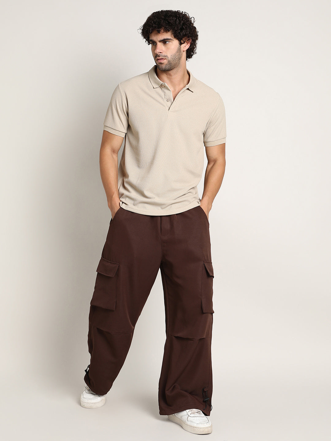 Parachute-Relaxed Cargo Trousers