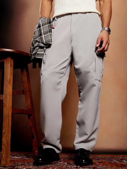 Straight-Fit Cargo Trousers