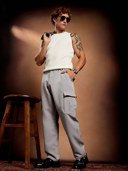 Straight-Fit Cargo Trousers