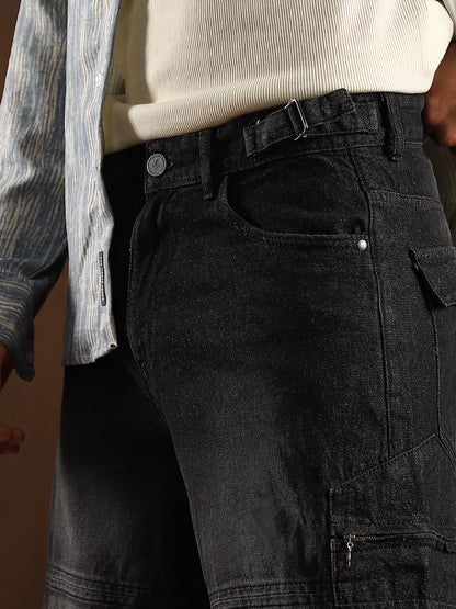 Tinted Panelled Denim Jeans