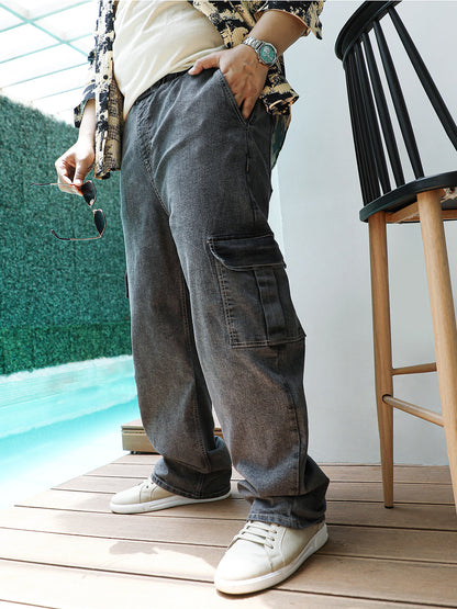 Utility Relaxed Denim Jeans