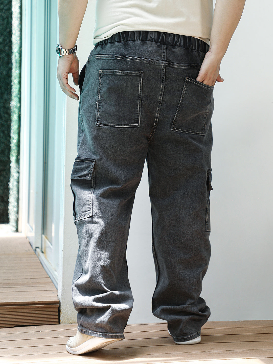 Utility Relaxed Denim Jeans