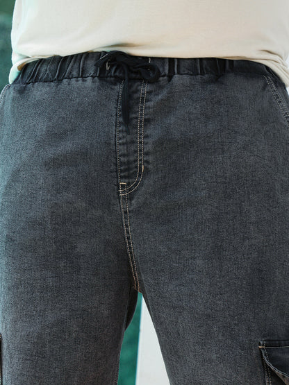 Utility Relaxed Denim Jeans